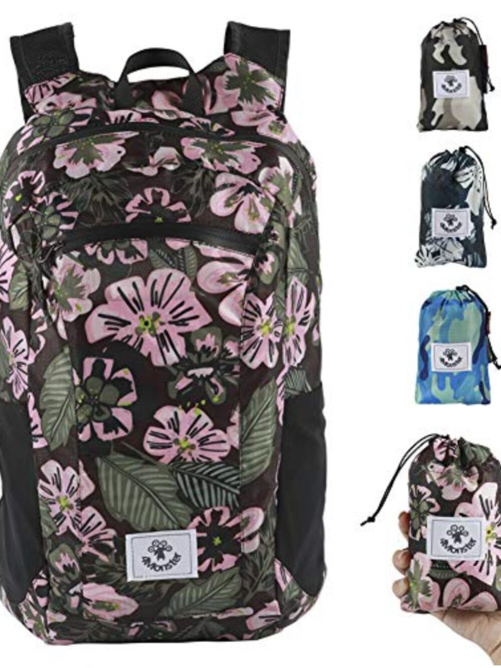 4Monster Hiking Daypack Water Resistant Lightweight Packable Backpack Travel